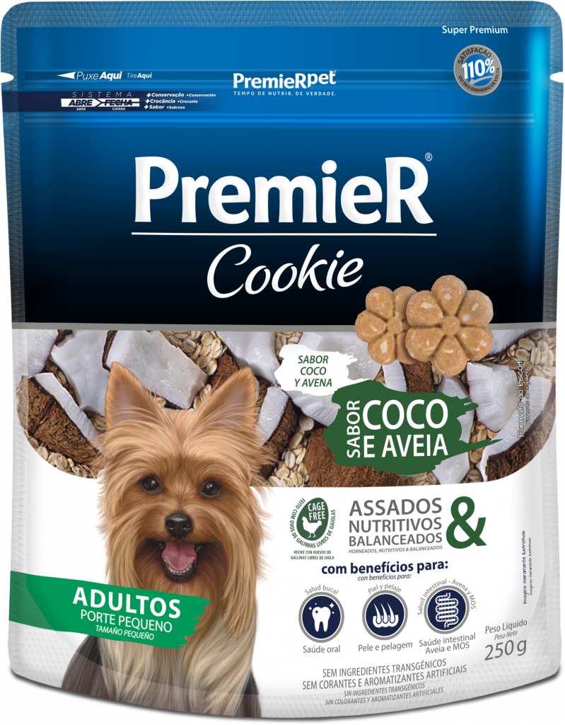 Premier perro cockie coco y avena adulto pequeño Premier perro cockie coco y avena adulto pequeño