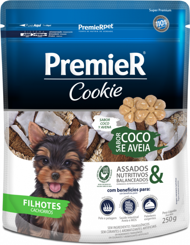 Premier perro coockie coco y avena cachorro