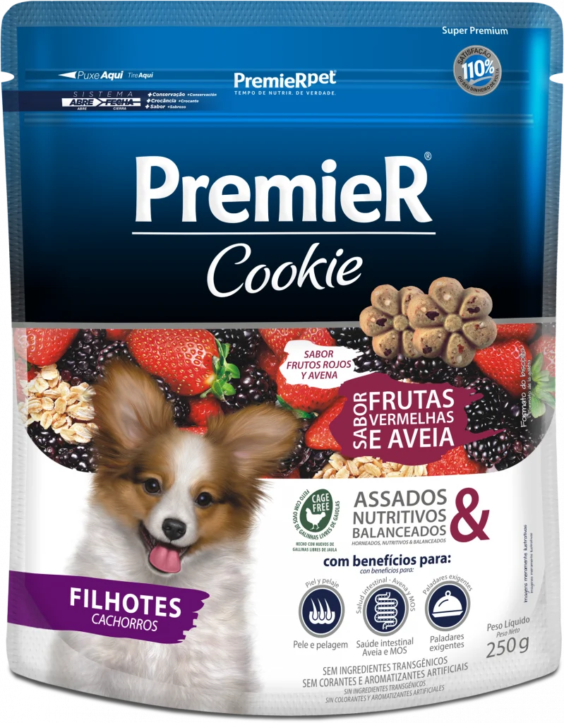 Premier perros cookies frutos rojos y avena cachorros Premier perros cookies frutos rojos y avena cachorros