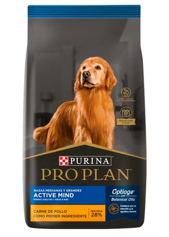 proplan active mind razas medianas y grandes