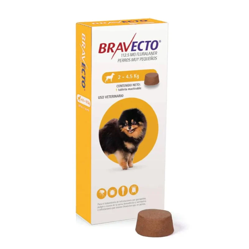 Bravecto Comprimido 2 – 4.5 kg