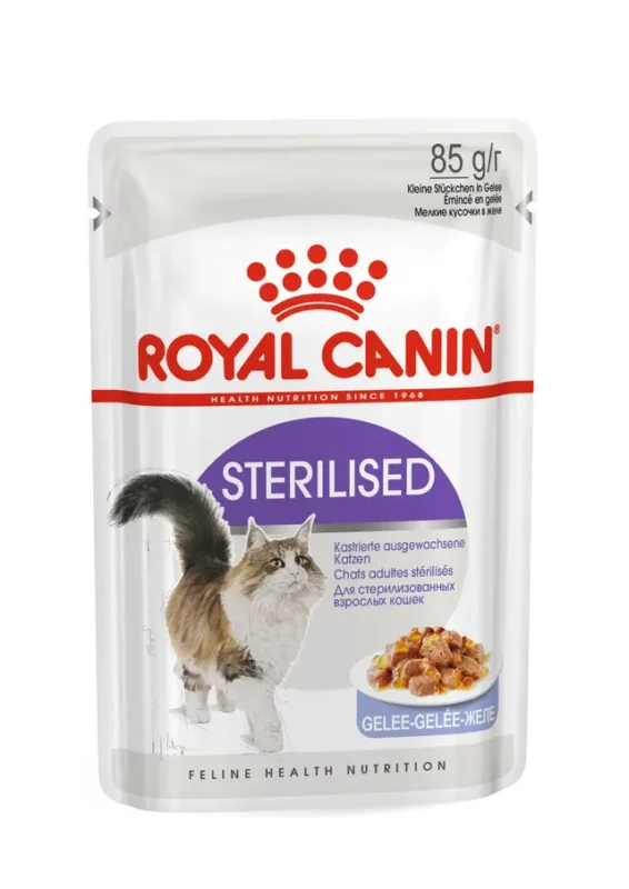 ROYAL CANIN - Sterilised Jelly - Alimento húmedo para gatos DownloadAsJpg