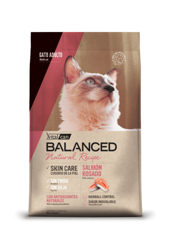 BALANCED NATURAL RECIPE- GATO ADULTO- SALMÓN